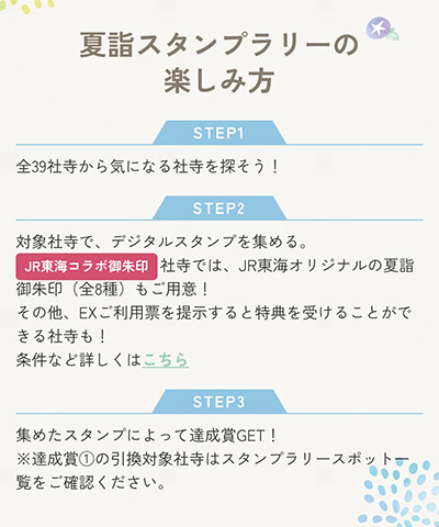 JR東海 夏詣スタンプラリー2025 2